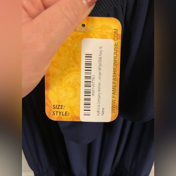 Navy Blue Jumpsuit - Picture 3 of 5